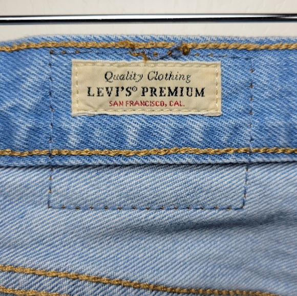 Levi’s 501 High-Rise Button Fly Denim Shorts Size 25 Premium - Picture 6 of 6